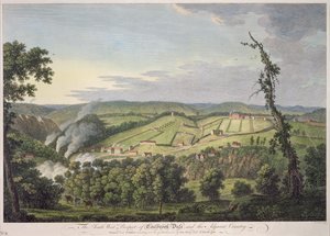 جنوب غرب بروسبكت من Coalbrookdale (النقش اليدوي)