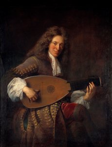 صورة لتشارلز موتون (1626-1710) لوحة لوثيست لفرانسوا دي تروي (1645-1730) 1690 صن. 1،38x1،06 م