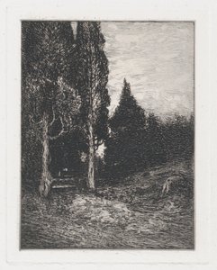المناظر الطبيعية ، كاليفورنيا. 1880-91. بواسطة فرانك أندرسون