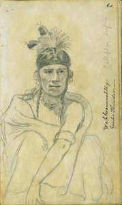 صورة للرعد الجيد في زي لاعب الكرة ، 1851