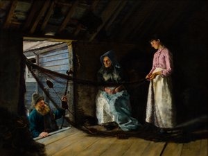 إصلاح أعشاش الآباء ، 1884 بواسطة فرانك بوديلي