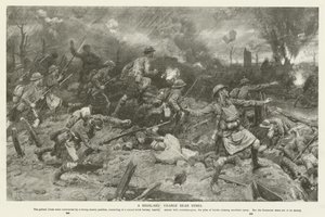 تهمة المرتفعات بالقرب من Ypres ، الحرب العالمية الأولى بواسطة فرانك داد