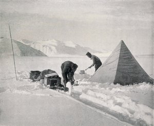 زلاجات ثقيلة في خيبة أمل جديدة من الثلج خارج النقطة ، ديسمبر 1911 ، 1913