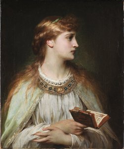 أوفيليا ، من مسرحية هاملت بقلم ويليام شكسبير ، c.1864 بواسطة فرانك ديكسي