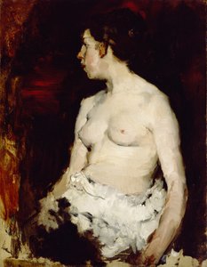 جالسًا عاريًا ، عام 1879