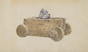 عربة المنجم ، ج. 1937. بواسطة فرانك ايزمان