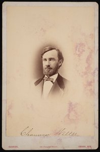 صورة تشونسي ويلتسي 1834-1894 ، 1875-1876. بواسطة فرانك إف كوريير