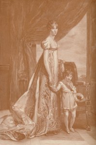 أوجيني هورتنس دي بوهارنيه - زوجة لويس بونابرت ، ملكة هولندا ، 1807 ، 1896 بواسطة فرانك فرنسي