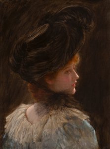 نظرة عابرة (زيت على قماش)
