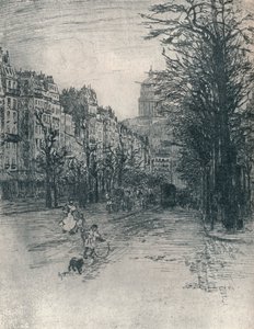 شارع ديس جوبيلينز ، باريس ، c1908 بواسطة فرانك ميلتون أرمينجتون
