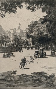 حديقة لوكسمبورغ ، 1915 بواسطة فرانك ميلتون أرمينجتون
