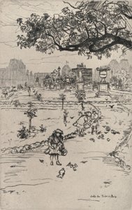 حدائق التويلري ، 1915 بواسطة فرانك ميلتون أرمينجتون