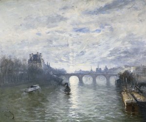 باريس رويال على نهر السين ، 1895