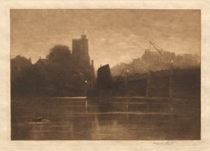 Ebb Tide ، جسر بوتني ، 1885. بواسطة فرانك شورت