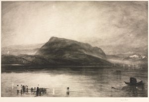 جبل. ريجي في الفجر ، 1910.