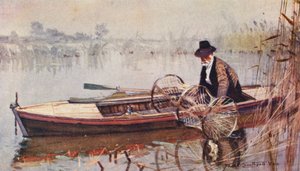 الحياة البرية في إيست أنجليا: إعداد شبكة القوس - الشبكة (ليثو ملون) بواسطة فرانك ساوثجيت