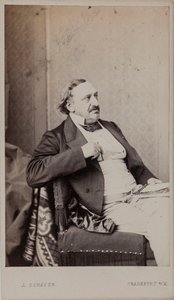 صورة للمؤلف فريدريش فون فلوتو 1812-1883 ، 1883. بواسطة فرانكفورت. استوديو الصور J. Schäfer