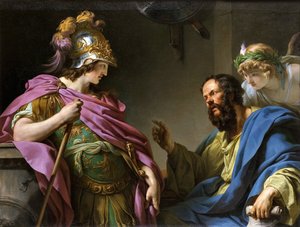 ألكيبادس يدرس من قبل سقراط 1776. بواسطة فرانسوا أندريه فنسنت
