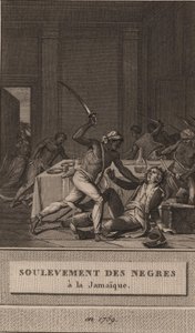 انتفاضة العبيد السود في جامايكا عام 1760 ، 1800. بواسطة فرانسوا آن ديفيد
