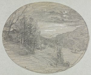 منظر جمالي بواسطة François Auguste Ravier