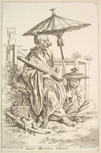 موسيقي صيني آخر ، 1738-45. بواسطة فرانسوا باوتشر