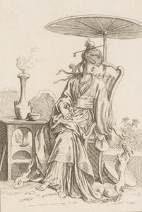 سيدة صينية ، 1738-45. بواسطة فرانسوا باوتشر
