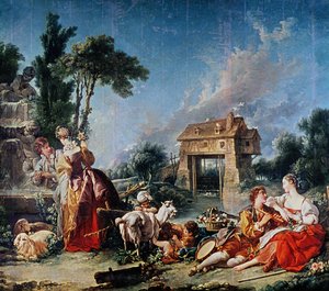 نافورة الحب ، 1748 بواسطة فرانسوا باوتشر