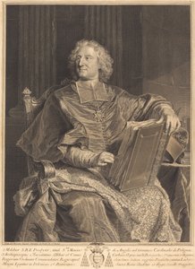 الكاردينال بوليجناك بواسطة فرانسوا تشيرو الأول بعد Hyacinthe Rigaud