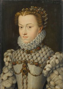 إليزابيث من النمسا 15541592 ، ملكة فرنسا ، حوالي 1571-1572 بواسطة فرانسوا كلويت