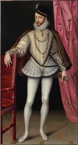 صورة لملك فرنسا تشارلز التاسع 1550-1574 ، ج. 1570. بواسطة فرانسوا كلويت