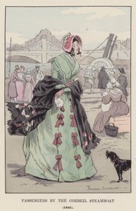 ركاب القارب البخاري ، 1846 بواسطة فرانسوا كوربوين