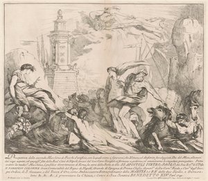 The Seconda Macchina للصين عام 1741: نبتون وأمفيتريت بواسطة فرانسوا هوتين