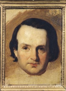 دراسة لصورة فيكتور هوغو (1802-85) ج .1836 بواسطة François Joseph Heim