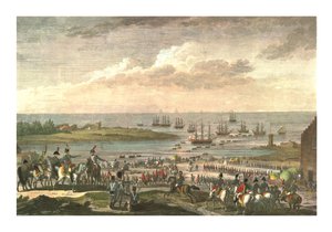 صعود الإنجليز إلى هولندا ، 30 نوفمبر 1799 ، 1850 بواسطة فرانسوا لويس كوشيه