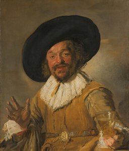 رجل ميليشيا يحمل Berkemeyer ، المعروف باسم "Merry Drinker" حارس مدني يحمل Berkemeier ، المعروف باسم "The Merry Drinker" بواسطة فرانس هالس