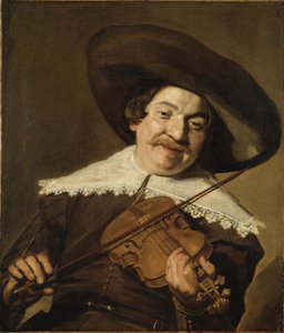 دانيال فان أكين يعزف على الكمان ، حوالي عام 1640 (زيت على قماش) بواسطة فرانس هالس