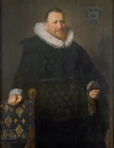 صورة لنيكولاس فوترز فان دير مير (1574-1637) بواسطة فرانس هالس