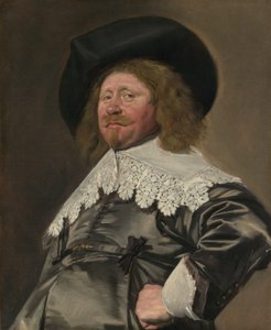 صورة لرجل ، ربما نيكولاس بييترز دويست فان فورهوت ، ج .1636-38. بواسطة فرانس هالس