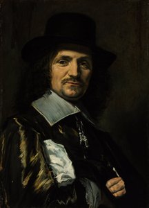 صورة للرسام جان أسلين (Asselijn ou Asselin) (1610-1652) - رسم فرانس الأول هالز (1581-1666) - 1650s - زيت على خشب - 64،5x46،3 - Szepmuveszeti Muzeum ، بودابست بواسطة فرانس هالس