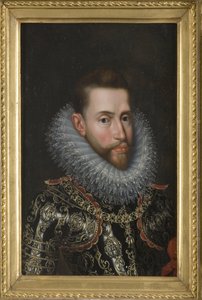 ألبرت ، أرشيدوك دوتريش - صورة ألبرت السابع ، أرشيدوق النمسا (1559-1621) ، بقلم بوربوس ، فرانس ، الأصغر (1569-1622). زيت على خشب. الأبعاد: 30x21 سم. المتحف الوطني ستوكهولم