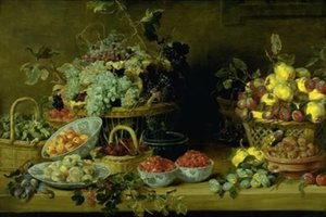 لا تزال الحياة مع الفاكهة على الطاولة بواسطة Frans Snijders
