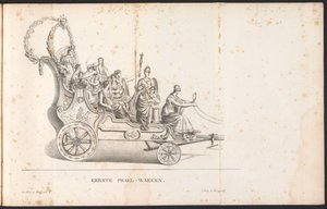 أول تعويم في موكب القديس رومبوت ، 1825 First Prael-Waegen (العنوان على الكائن)