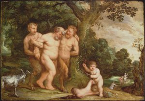The Drunken Silenus (زيت على لوح)
