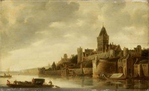 منظر لـ Valkhof في Nijmegen بواسطة فرانس دي هولست