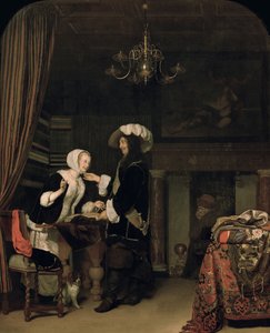 فارس في المتجر ، 1660