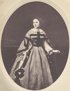 [صورة أنثى ، واقفة ، تنظر إلى اليسار] ، 1850 - 60 ثانية. بواسطة فرانز انطوان