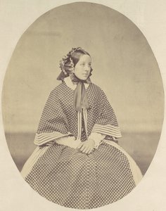 [امرأة شابة في ثوب منقط] ، 1850 - 60. بواسطة فرانز انطوان