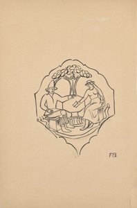 زوجان من الفلاحين (مجمعة من قطع الأثاث؟) بواسطة فرانز بارويج الاصغر أ.