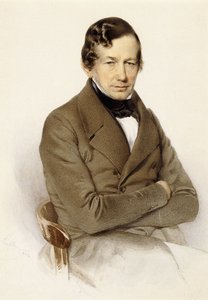 صورة أنطون ديابيللي ، جالس نصف طول ، 1842