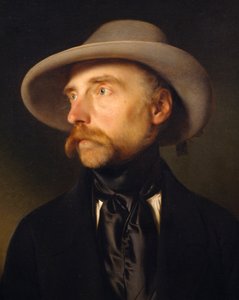 صورة للرسام فرانز ويبلنجر (1762-1812) ، لوحة لفرانز إيبل (1806-1880)